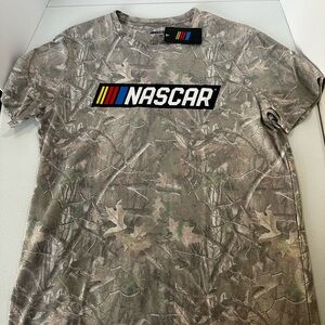 Nascar Men's Camouflage Tee with Logo